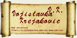 Vojislavka Krejaković vizit kartica
